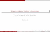 Prof.ssa R. Sparvoli- Dr.ssa R. Di Salvo Lezione 5people.roma2.infn.it/.../2013/09/Lezione5_RelRistr-2.pdf · 2020. 3. 24. · Perkins: \Introduction to High Energy Physics" Bettini: