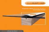 Superior Roof Glazing System - Norman Piette€¦ · This neat 45mm ALUKAP®-XR glazing bar is an excellent solution to compliment 45mm timber rafters. Despite its petite nature,