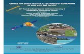 CENTRE FOR SPACE SCIENCE & TECHNOLOGY EDUCATION …PROGRAMMES CONDUCTED NEXT COURSE: 20th P. G. COURSE IN RS & GIS The Centre has so far conducted 43 post graduate courses, 18 on RS&GIS,