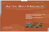 P M 1885 ACTA BIO MEDICA - Mattioli Health...E-mail: alessandro.corra@unipr.it PUBLISHER Mattioli1885 SpA Casa Editrice Via Coduro 1/b 43036 Fidenza (Parma) Tel. ++39 0524 84547 Fax