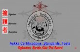 Askka Certifications, Standards, Tests Defenders Karate ... · Romaji Converter CertificateMasters (On Sensei’s Desktop Also) Certificates Awarded. History of Karate ... Okinawan