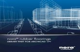 nora rubber ﬂoorings · Manual_nora_rubber_floorings_ArchiCAD-BIM-Objekt_2020_Update_01_EN.docx Page 3/20 Positioning and dimensions In the basic setting, the object has a rectangular