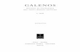 Galenos - core.ac.uk · E-mail: garofaloi@unisi.it · Tel. +39 050 540769 * La Accademia editoriale ®, Pisa · Roma, pubblica con il marchio Fabrizio Serra · Editore ®, Pisa ·