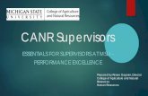 CANR Supervisors...New employees have a 12-month probationary period. Complete the regular annual performance review form at the end of the first year of employment. No special probationary