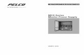 Pelco MCS Series Master Power Supply manuals3.abbas.cz/PRODUKT/Manual/Pelco/EN/Zdroje/MCS_Series_Master… · All MCS Series models are available with either glass fuses or self-resetting