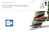 A1 E-Mail-Einstellungen...Vor der Konfiguration Richten Sie Ihre persönliche Wunsch-E-Mail-Adresse (Alias) ein, z.B. moritz.mailmann@a1.net, bevor Sie mit den Einstellungen beginnen.