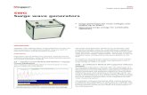 SWG Surge wave generators · 2019. 3. 15. · SWG Surge wave generators In the semi-active ARM method, the discharge is extended through inductivity. Use of inductivity means that