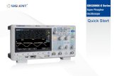 Super Phosphor Oscilloscope - SIGLENT · 2019. 8. 30. · 2.Connect the probe tip to the circuit point to test and the ground alligator clip of the probe to the ground terminal of