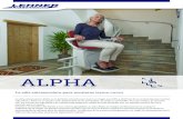 ALPHA - Lehner Lifttechnik ES.pdf?f...La silla salvaescalera Alpha es la perfecta solución para hacer su hogar accesible y disfrutar de la autonomía que nuestra silla ofrece. Estar