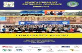 CONFERENC E REPOR T - GAKgak.co.ke/wp-content/uploads/2018/12/ARGeo-C7-Final... · 2018. 12. 4. · ARGeo-C7 1 Conference Report The Seventh African Ri Geothermal Conference (ARGeo-C7)