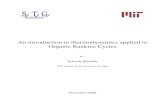 An introduction to thermodynamics applied to Organic Rankine … · 3.2 Non reversible engines In the case of a non reversible engine, irreversibilities lower the work output and