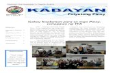 Gabay Kaalaman para sa mga Pinoy, isinagawa ng TFA€¦ · Toyohashi City Newsletter in Tagalog - English Pagsasanay sa Toyohashi City 2 Aprill, Dindo at TFA... 3 Inside Story: The