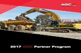 2017 AGC Partner Program · • Staffing your hole and networking with all the golfers • Sign at hole • Four drink tickets and two meal tickets ($110 value) • 6’ table and
