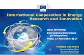 International Cooperation in Energy Research and Innovationnrel.github.io/iiESI.org/assets/pdfs/iiesi_nov_vanhove.pdfResearch and Innovation IIESI Workshop International Conference
