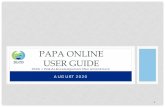 PAPA ONLINE USER GUIDE - Oregon€¦ · Upload supporting documents A contact name is required. ADDING CONTACTS August 2020 Oregon Department of Land Conservation and Development