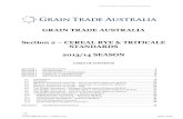 GRAIN TRADE AUSTRALIA Section 2 CEREAL RYE & TRITICALE ... · PDF file Ragweed (Ambrosia sp) Rattlepods (Crotalaria sp) Starburr (Acanthospermum hispidum) St. Johns Wort (Hypericum