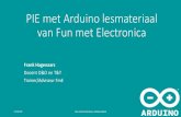 PIE met Arduino lesmateriaal van Fun met Electronica...Analog 13. Temperature LCD 14. Stappenmotor 15. Parkeersensor 16. SOS 17-09-19 Fun met Electronica: Arduino Basis Demonstraties