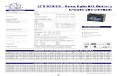 LPG SERIES Deep Cyle GEL Battery - Kinetic Group · Tel: +44(0) 1452 729428 / 1452 729696 Fax: +44 (0)1452-690125 E-mail: Sales.Europe@leoch.com H ongK sales offic : Add: Workshop