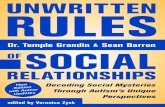Unwritten Rules of Social Relationships Decoding Social Mysteries Through the Unique