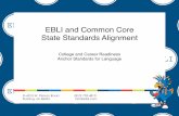 EBLI and Common Core State Standards Alignmenteblimembers.com/wp-content/uploads/2013/11/03... · 03.11.2013  · general and specialized reference materi-als, as appropriate. CCSS.ELA-Literacy.