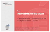 REFORME STMG 2021 - Académie de Toulouse · Presentar la empresa Apple - su historia (grupo 1) - sus productos ( grupo 2) - sus competidores (grupo 3) - su macroentorno (grupo 4)