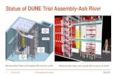 Status of DUNE Trial Assembly-Ash River...Schedule for Ash River 5 29 July, 2019 APA Assembly Tower Status •Week of 29 July:-Deliver of the majority of electrical components-Construct