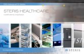 STERIS HEALTHCARE · 2020. 8. 19. · Launch of Unimax surgical table 2011 ... management system 2018 SOFTWARE. INFECTION PREVENTION STERILITY ASSURANCE ICU INSTRUMENT REPROCESSING