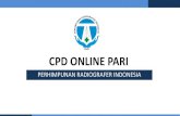 CPD ONLINE PARI · Radiografer, guna mempertahankan dan meningkatkan profesionalismenyasesuai standar kompetensi yang ditetapkan. CPD ContinuingProfessional Development. Perhimpunan