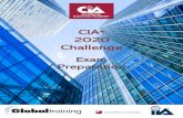 CIA Challenge 2020 Exam - Globaltraining · A letter of good standing prior to submitting an application is required. For example; proof of current membership by local accounting