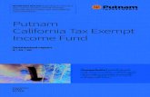 California Tax Exempt Income Fund Semi-Annual Report...Putnam California Tax Exempt Income Fund IMPORTANT NOTICE: Beginning on anuary 1, 2021, reports like this one will no longer