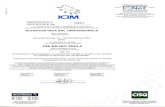 2 certiflcatìon bodies, is the ...... ICIM CERTIFICATO n. ^^24/1 CERTIFICA TE No. IQNet, the association ofthe worid's first class certiflcatìon bodies, is the largest provider of