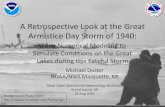 A Retrospective Look at the Great Armistice Day Storm of 1940 · A Retrospective Look at the Great Armistice Day Storm of 1940: Using Numerical Modeling to Simulate Conditions on