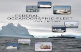 Federal OceanOgraphic Fleet - Geo Prosecover credits Background photo: unOlS global class ship, r/V Knorr, deploying moorings to measure freshwater flows between the Arctic and Atlantic