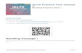Reading Passage 1 - IELTS Online Tests | IELTS Online Tests IELTS Practice Test Volume 1 Reading Practice