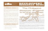 October 2008 Editor's Notes The Philippine diasporic dividend ...What's Inside Editor's Notes Vol. XXVI No.5 September - October 2008 ISSN 0115-9097 PHILIPP I NE INSTITUTE FOR DEVELOPMENT