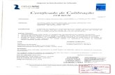 Certificado de Calibração … · Certificado de Calibração CCR 003/20 FOLHA:1/7 Instrumento: Multímetro Digital, fabricante Fluke, modelo 8808A, n.s . 1712030, pat PTE -0079