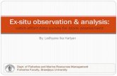 Ex-situ observation & analysis - Universitas Brawijayaledhyane.lecture.ub.ac.id/files/2014/05/Exsitu-observation-analysis.pdf · Fisheries Data Collection Perikanan Ilmu empiris (the