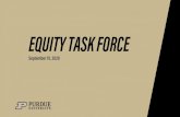 Equity Task Force...2020/09/28  · EQUITY TASK FORCE APPROACH 1. Expectation Sharing & Defining Desired Outcomes • Expected outcomes • “Clearing the Air” • Defining the