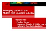 Emerging trends in the Middle east Logistics industry...Madhav Kurup Managing Director ( Middle east ) Hellmann Worldwide Logistics 2 Presentation Format Objective Dubai –an overview