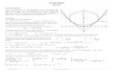 Parabola - Esercizi 121x - Mimmo Corrado - esercizi.pdfpunti, la parabola deve essere del tipo = con >0. Consideriamo uno dei due punti di tangenza . Essendo un punto della circonferenza