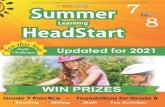 Summer Learning HeadStart, Grade 7 to 8: Fun Activities Plus Math, Reading, and Language Workbooks: Bridge to Success with