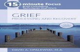 EBOOK 15-Minute Focus - Grief: Processing and Recovery: Brief Counseling Techniques That Work