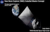 Planetary CubeSat Symposium June 27, 2019...Solar Sail Propulsion System Characteristics • ~ 7.3 m Trac booms • 2.5maluminized CP-1 substrate • > 90% reflectivity 15 NASA Image