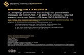 Briefing on COVID-19 Autopsy practice relating to possible ...€¦ · Clinicopathological summary and notification of infection ... novel-coronavirus-wn-cov-infection - interim-definition-possible-cases
