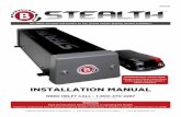 39530 STEALTH - BrakeBuddy · 2020. 6. 16. · NOTE: If you have any questions while installing the Stealth, please call 800-470-2287 Monday-Friday 8AM - 5PM CST. COMPONENTS (A) Main