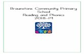 Braunstone Community Primary School Reading and ...braunstone.leicester.sch.uk/images/school/parent...Reading and Phonics at BCPS 2018/ 2019 We believe that in order for children to