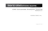 CNV Univariate Analysis Tutorial...CNV Univariate Analysis Tutorial, Release 8.1 and/or large CNVs. 2) The multivariate method, which simultaneously considers all subjects, is ideal