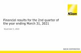 Financial results for the 2nd quarter of the year ending March ...business P/L improved ¥8.2B excluding the impairments through additional cost reductions in business costs as well
