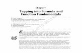 Chapter 1 Tapping into Formula and Function Fundamentals ...catalogimages.wiley.com/images/db/pdf/9780470568163.excerpt.pdfChapter 1 Tapping into Formula and Function Fundamentals