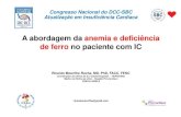 A abordagem da anemia e deficiência de ferro no paciente com IC …departamentos.cardiol.br/sbc-dcc/congresso2019/congresso... · 2019. 10. 29. · A abordagem da anemia e deficiência